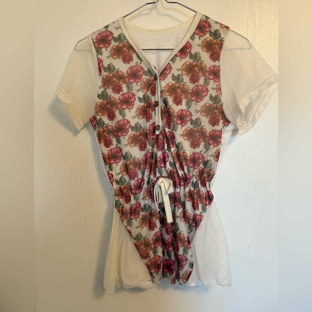 Floral Print Women's Top